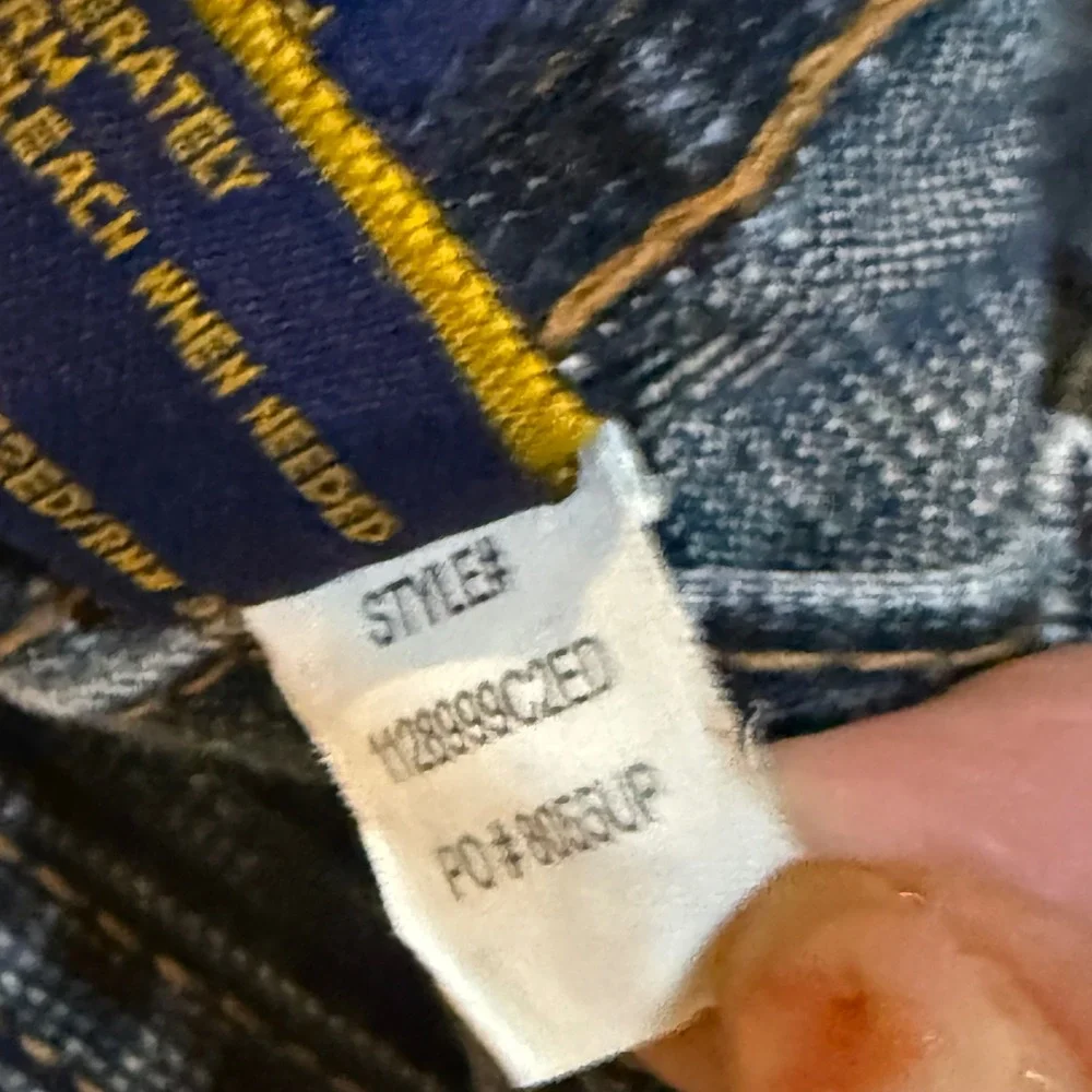 US Polo Assn Mens Jeans W38 L30 Dark Wash Denim‎ cargo vintage Y2K